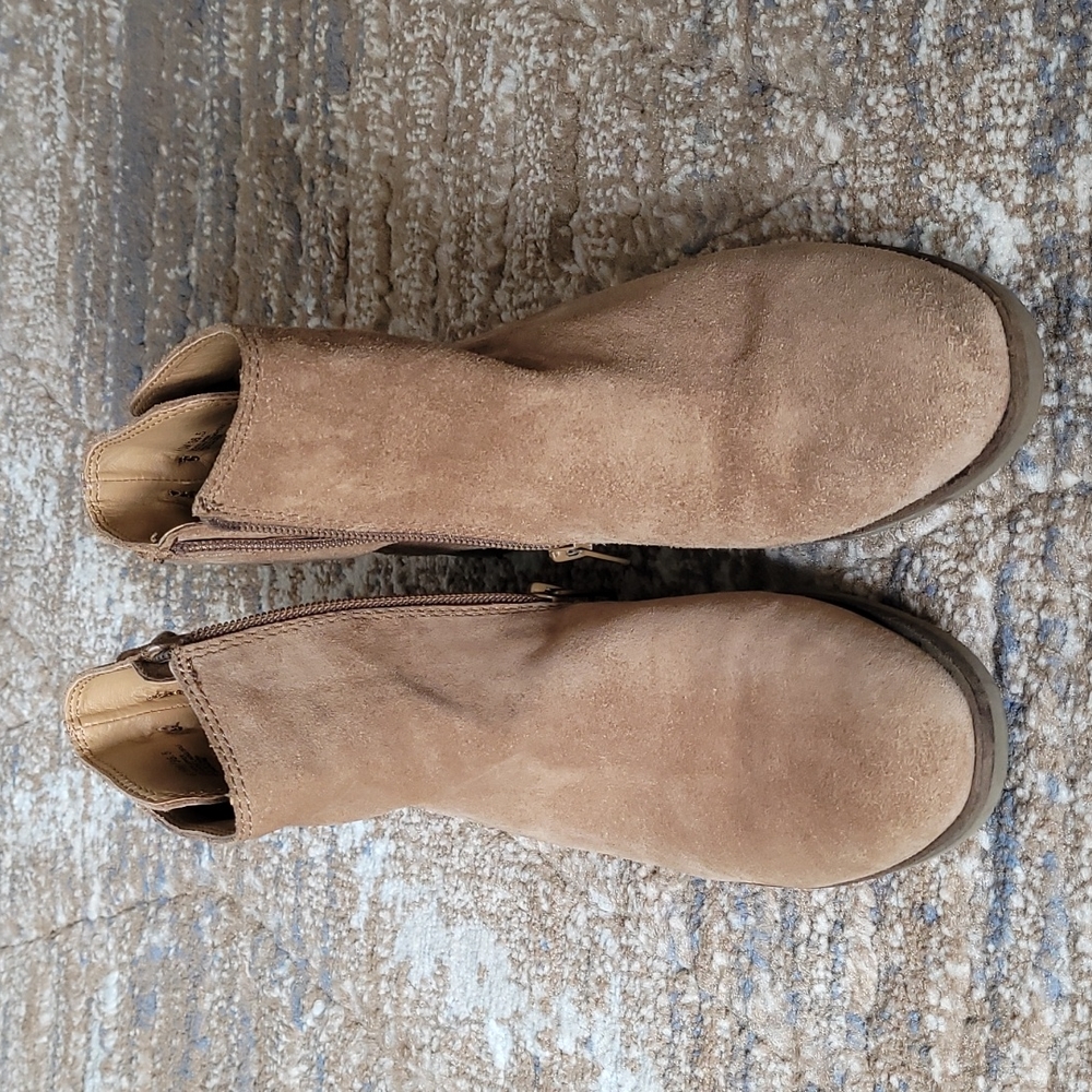 Lucky Brand Suede Gwenore Ankle Boots